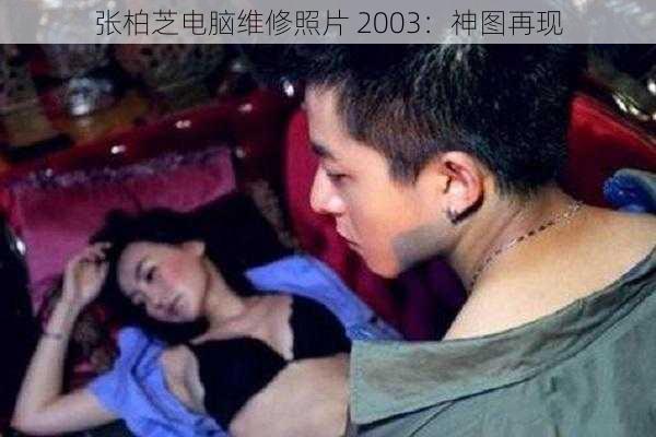 张柏芝电脑维修照片 2003:神图再现