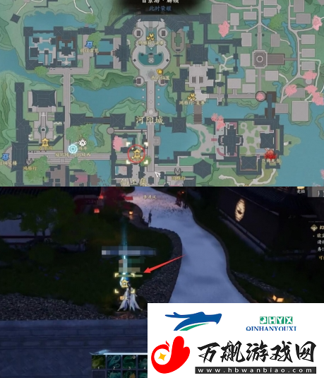 诛仙世界河阳城百景游观景点在哪