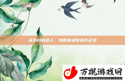 从小白到达人：我的农场梦成长记录