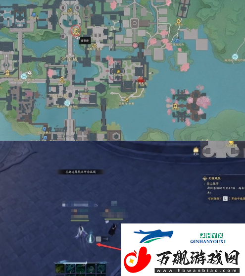 诛仙世界河阳城百景游观景点在哪