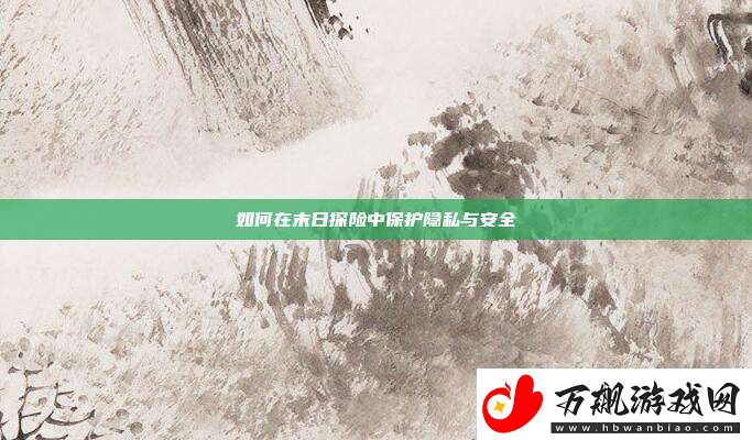 如何在末日探险中保护隐私与安全