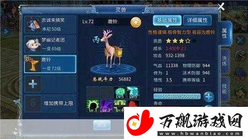 倩女幽魂手游-结伴灵兽升级攻略大揭秘