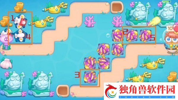 保卫萝卜4嗨钓度假岛第5关怎么过