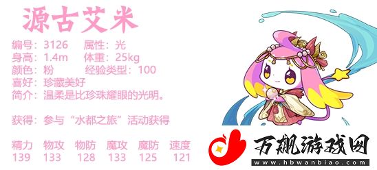 洛克王国源古艾米基本信息介绍