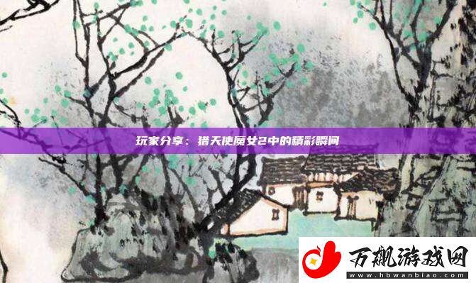 玩家分享：猎天使魔女2中的精彩瞬间