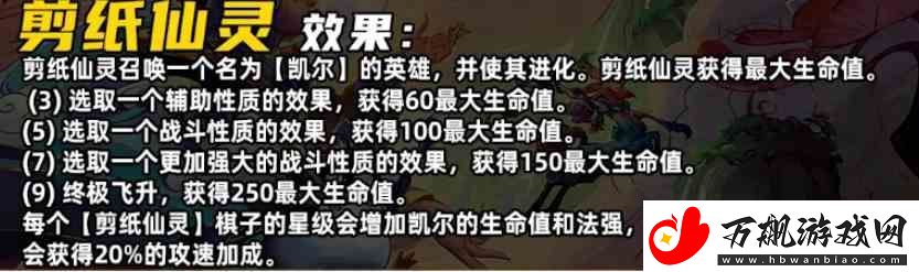 金铲铲之战S11剪纸仙灵羁绊推荐