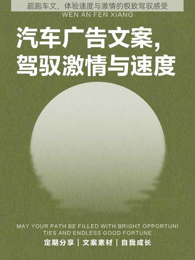 超跑车文,体验速度与激情的极致驾驭感受