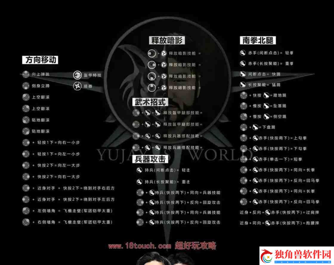 暗影格斗3出招表所有分享
