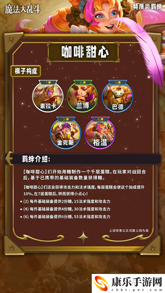云顶之弈s12咖啡甜心羁绊介绍