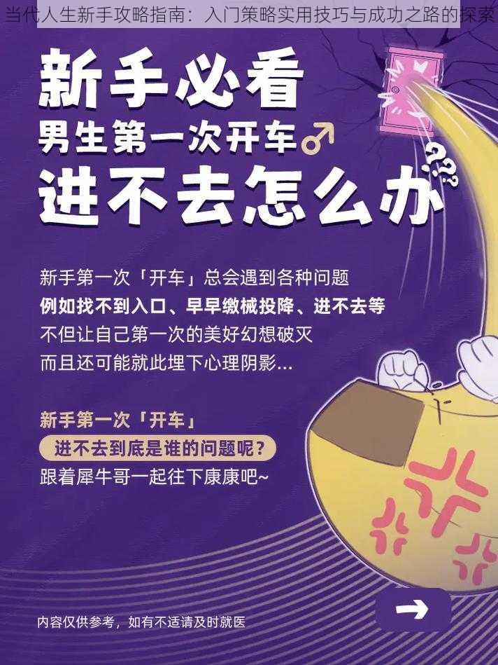 当代人生新手攻略指南：入门策略实用技巧与成功之路的探索