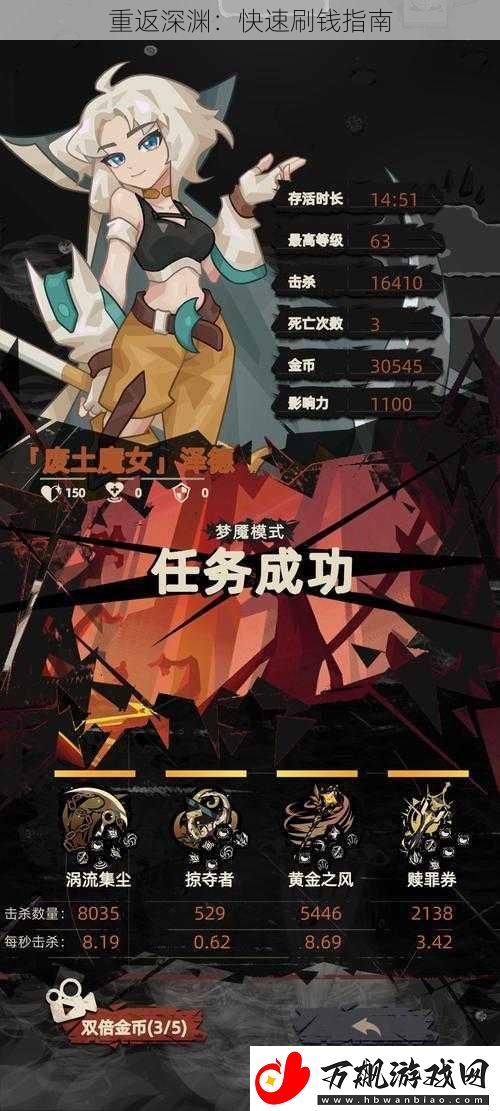 重返深渊：快速刷钱指南