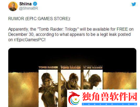 Epic圣诞喜加一12月31日免费游戏是什么