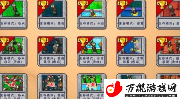 植物大战僵尸生存模式有几关