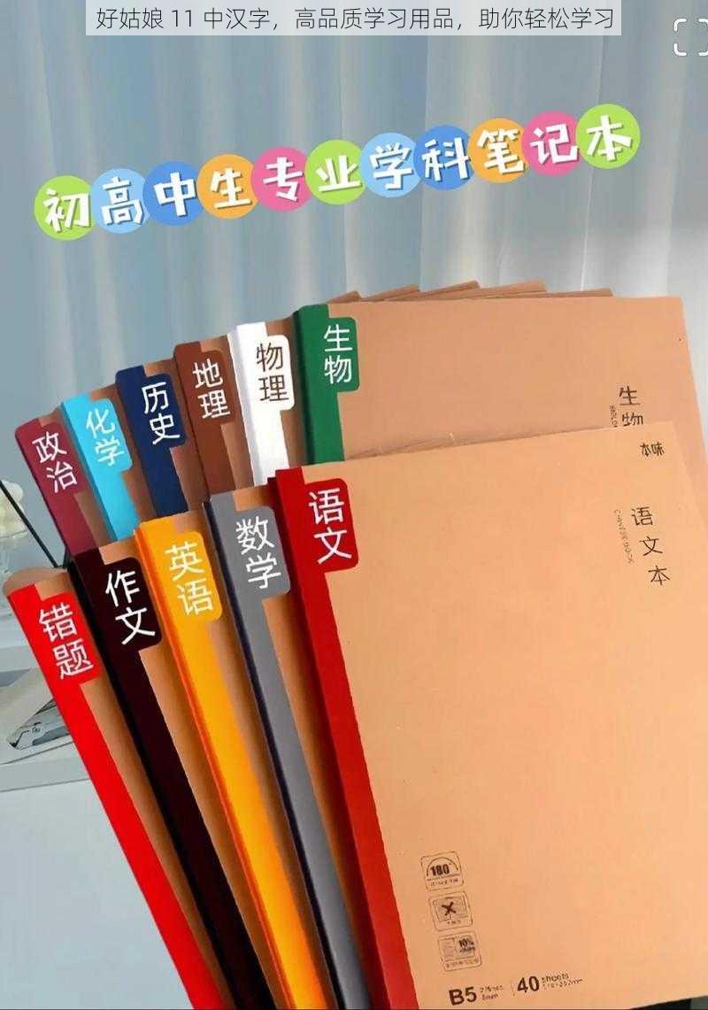 好姑娘 11 中汉字,高品质学习用品,助你轻松学习