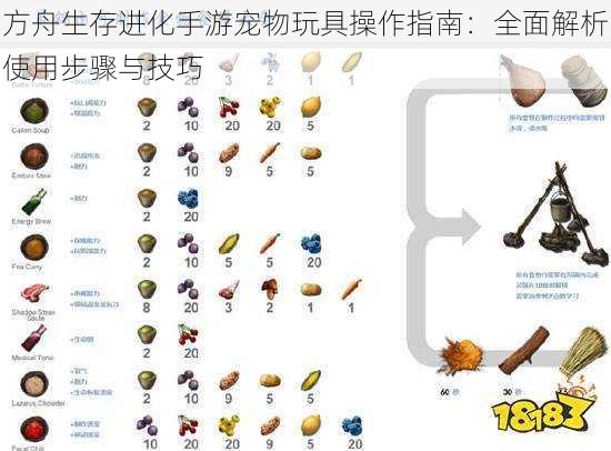 方舟生存进化手游宠物玩具操作指南：全面解析使用步骤与技巧