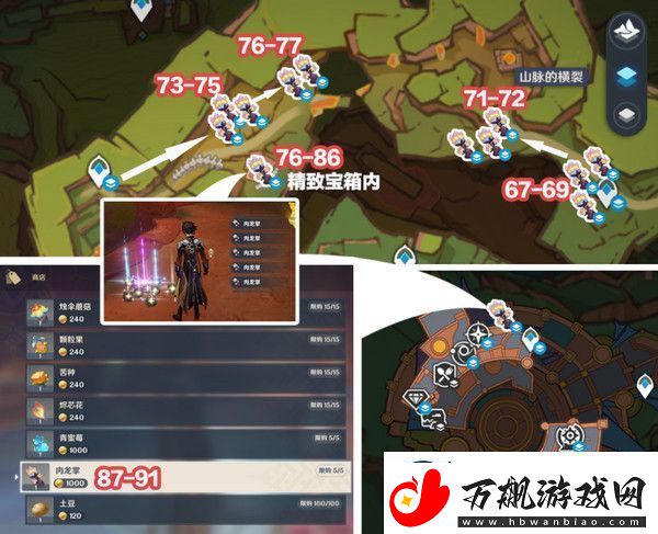 原神肉龙掌采集路线大全