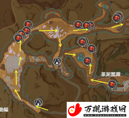 原神万相石采集路线
