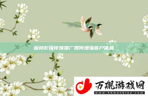 蜜桃影像传媒推广如何增强客户体验