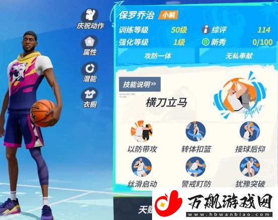 全明星街球派对保罗乔治基本信息介绍