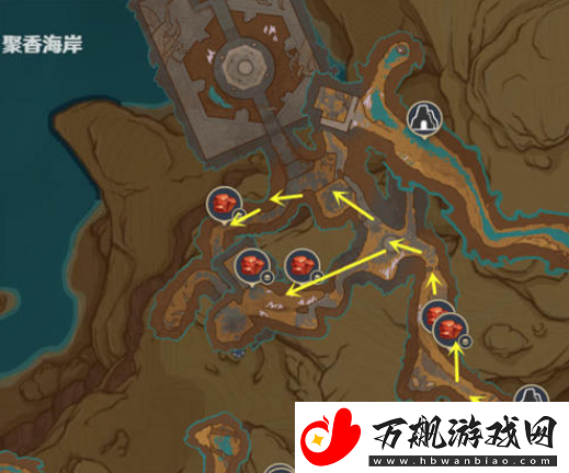 原神万相石采集路线