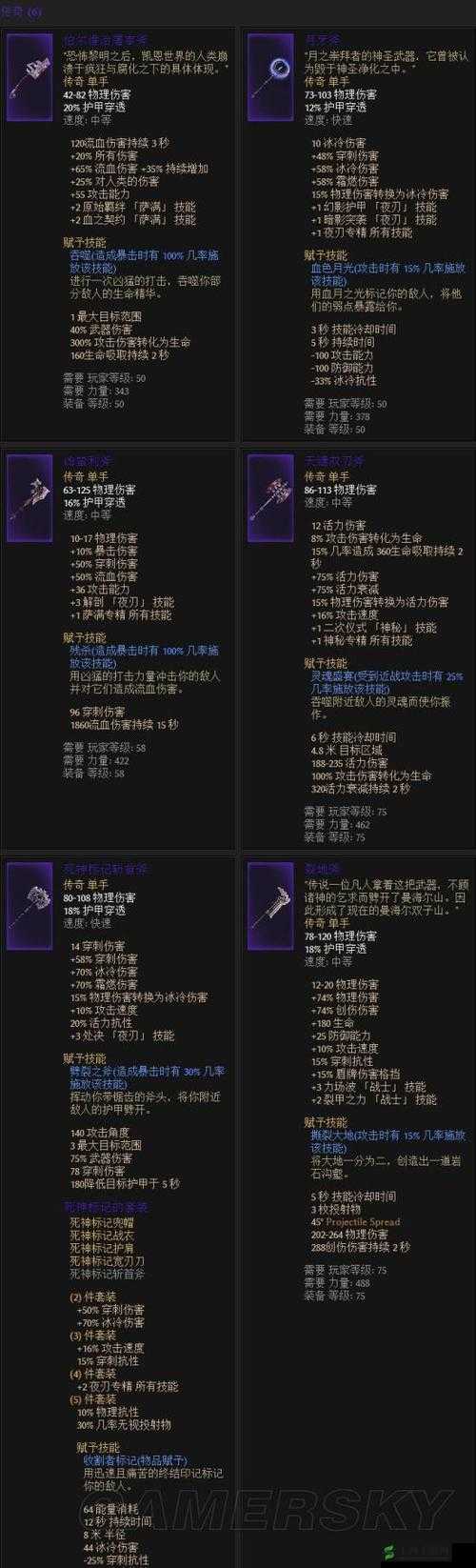 全民超神秘录:恶鬼双刃斧装备属性全解析图鉴