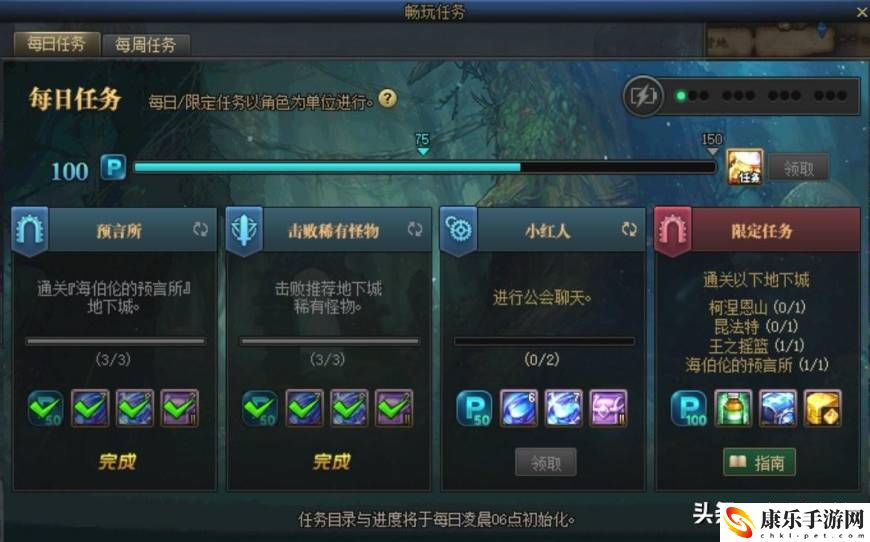 地下城与勇士疲劳值几点刷新？110级刷图点获取效率分析