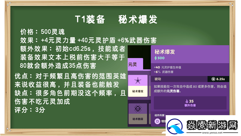 装备打分第一期