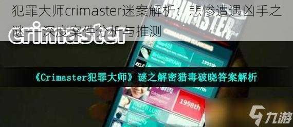 犯罪大师crimaster迷案解析:悲惨遭遇凶手之谜——深度案件分析与推测