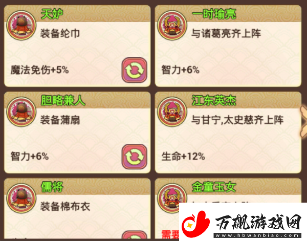 真三国录周瑜技能属性缘分随从推荐具体一览