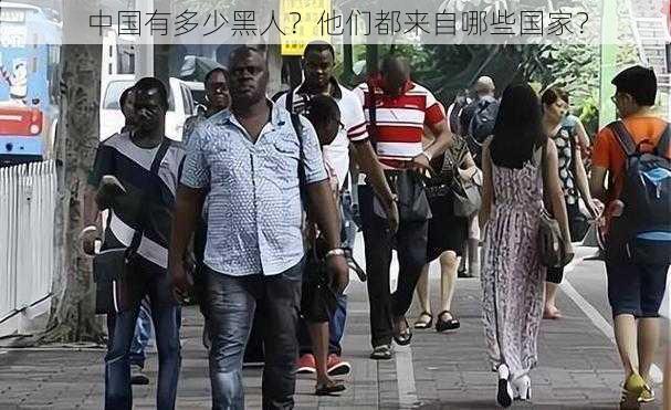 中国有多少黑人？他们都来自哪些国家？