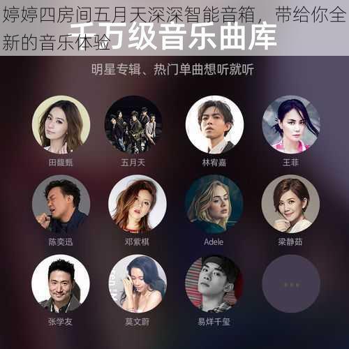 婷婷四房间***深深智能音箱,带给你全新的音乐体验