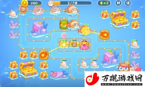 保卫萝卜4海的闺女第35关图文攻略