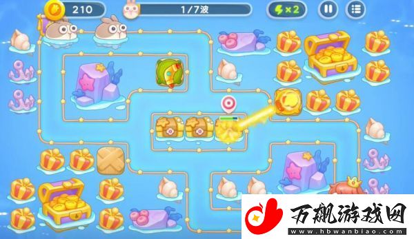 保卫萝卜4海的闺女第35关图文攻略