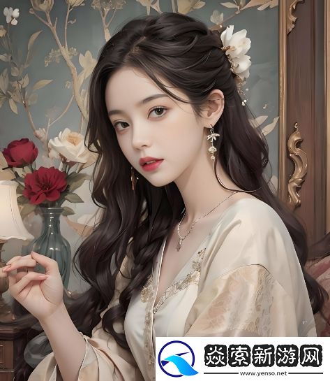 沉浸于花丛中的宁静时刻