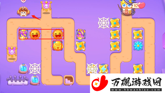 保卫萝卜4阿波与魔法宝藏第36关怎么过