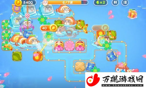 保卫萝卜4海的闺女第35关图文攻略