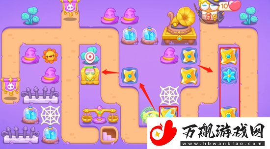 保卫萝卜4阿波与魔法宝藏第36关怎么过