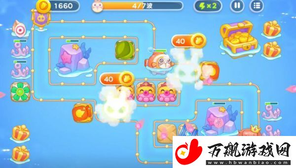 保卫萝卜4海的闺女第35关图文攻略