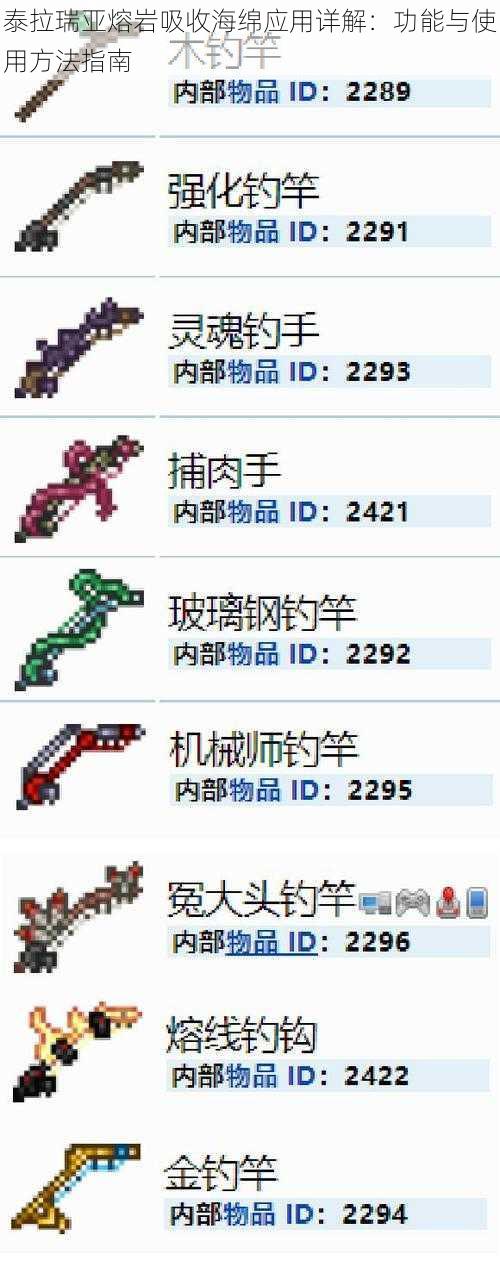 泰拉瑞亚熔岩吸收海绵应用详解:功能与使用方法指南