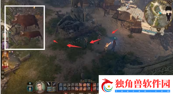 锋芒╏博德之门3古怪的公牛第三章位置