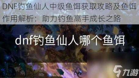 DNF钓鱼仙人中级鱼饵获取攻略及鱼饵作用解析：助力钓鱼高手成长之路